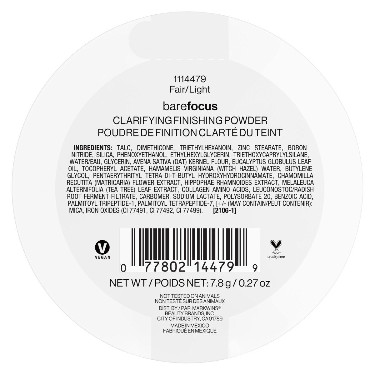 Wet and Wild - Bare Focus Clar Finish Powder