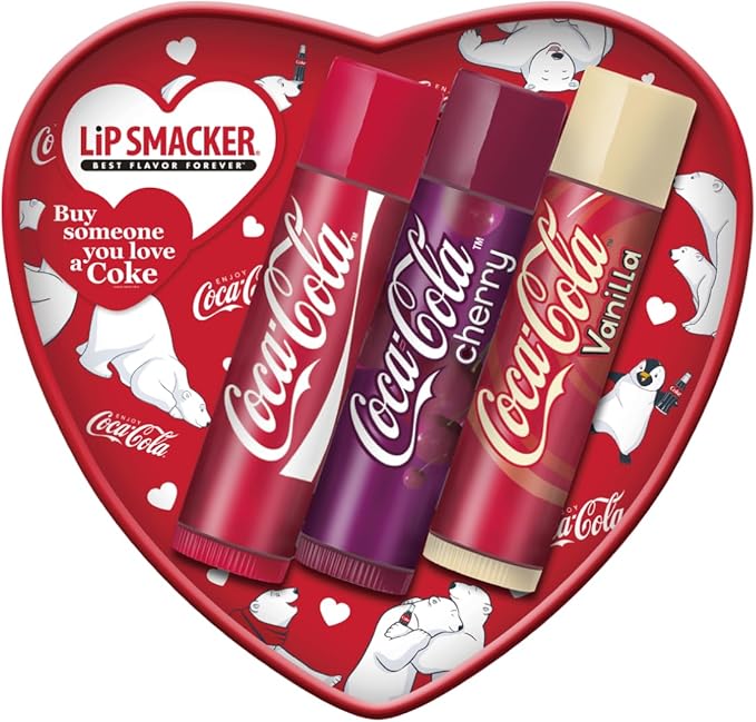 Lip Smacker - Coke Heart Tin 3pcs