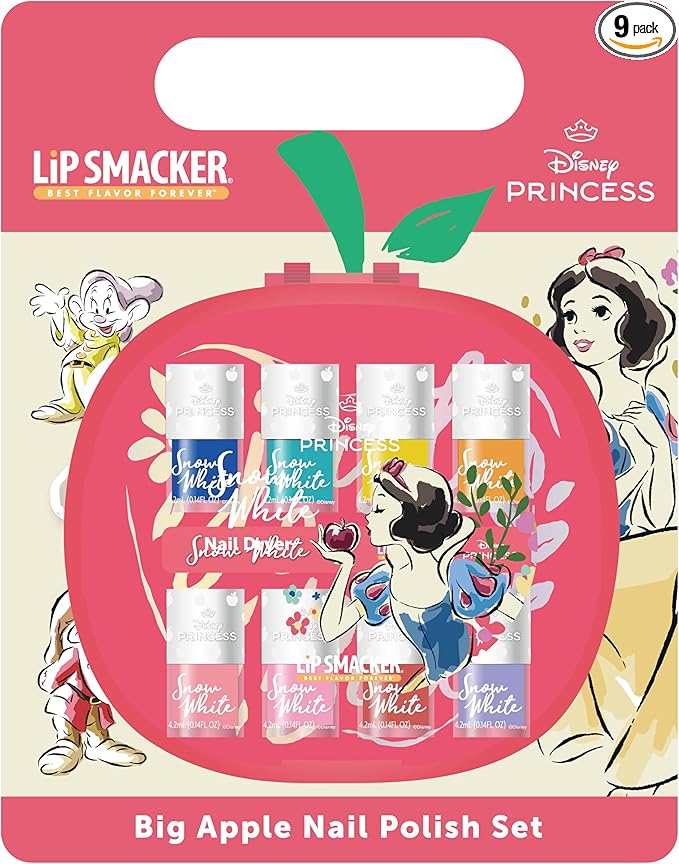 Lip Smacker - Snow White Big Apple Nail Polish Set