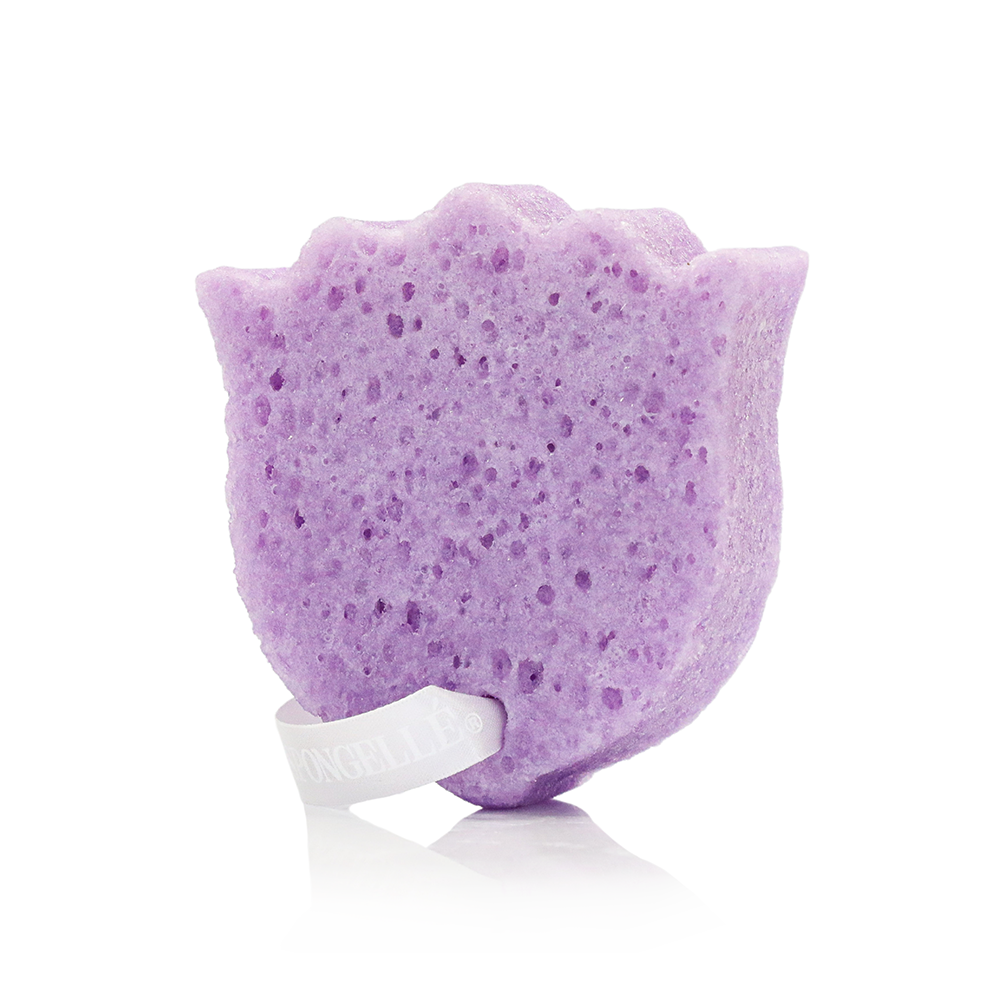 Provence Violette Les Fleur Body Wash Infused Buffer Purple Sponge
