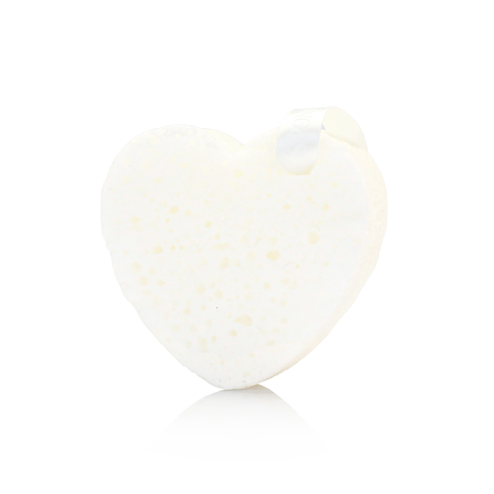 Sweet Orchid Heart Body Wash Infused Buffer White Sponge