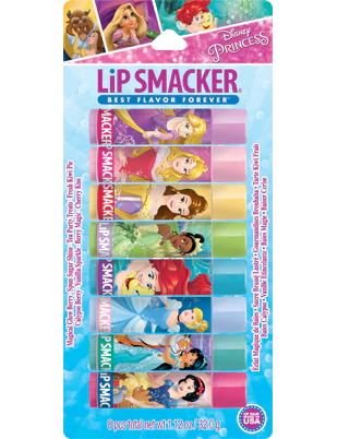 Lip Smacker - Disney Princess Party Pack 8pcs