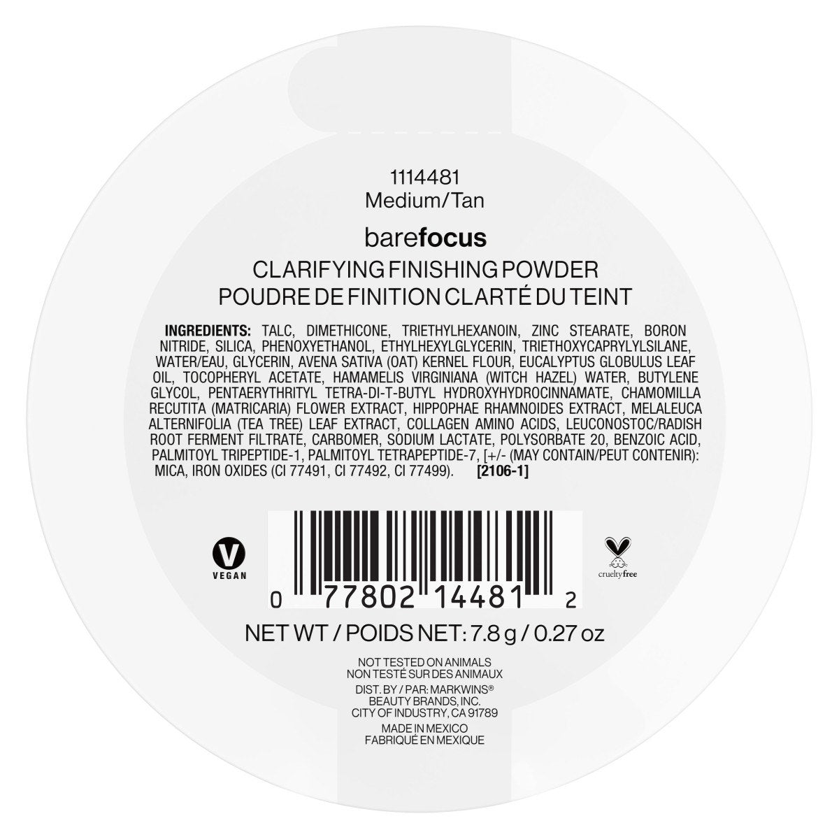 Wet and Wild - Bare Focus Clar Finish Powder