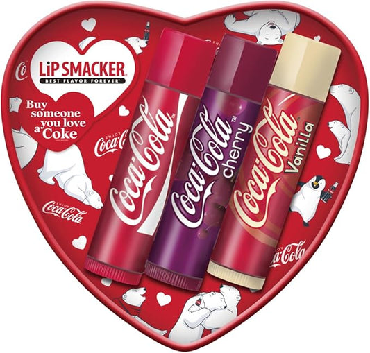 Lip Smacker - Coke Heart Tin 3pcs