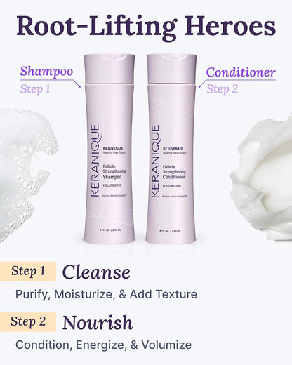 Follicle Strengthening Volumizing Shampoo & Conditioner Set - One Time Purchase