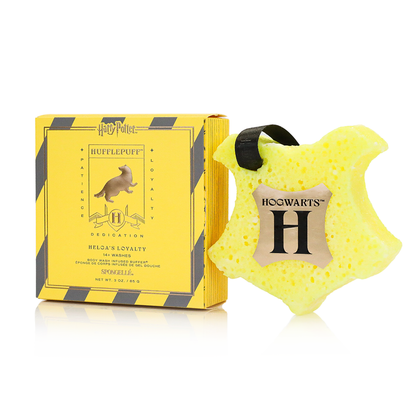 Hufflepuff Harry Potter Body Wash Infused Buffer Yellow Sponge