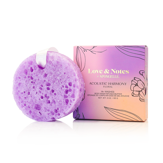 Love & Notes Body Wash Infused Buffer Assorted in Floral Acoustic Harmony
