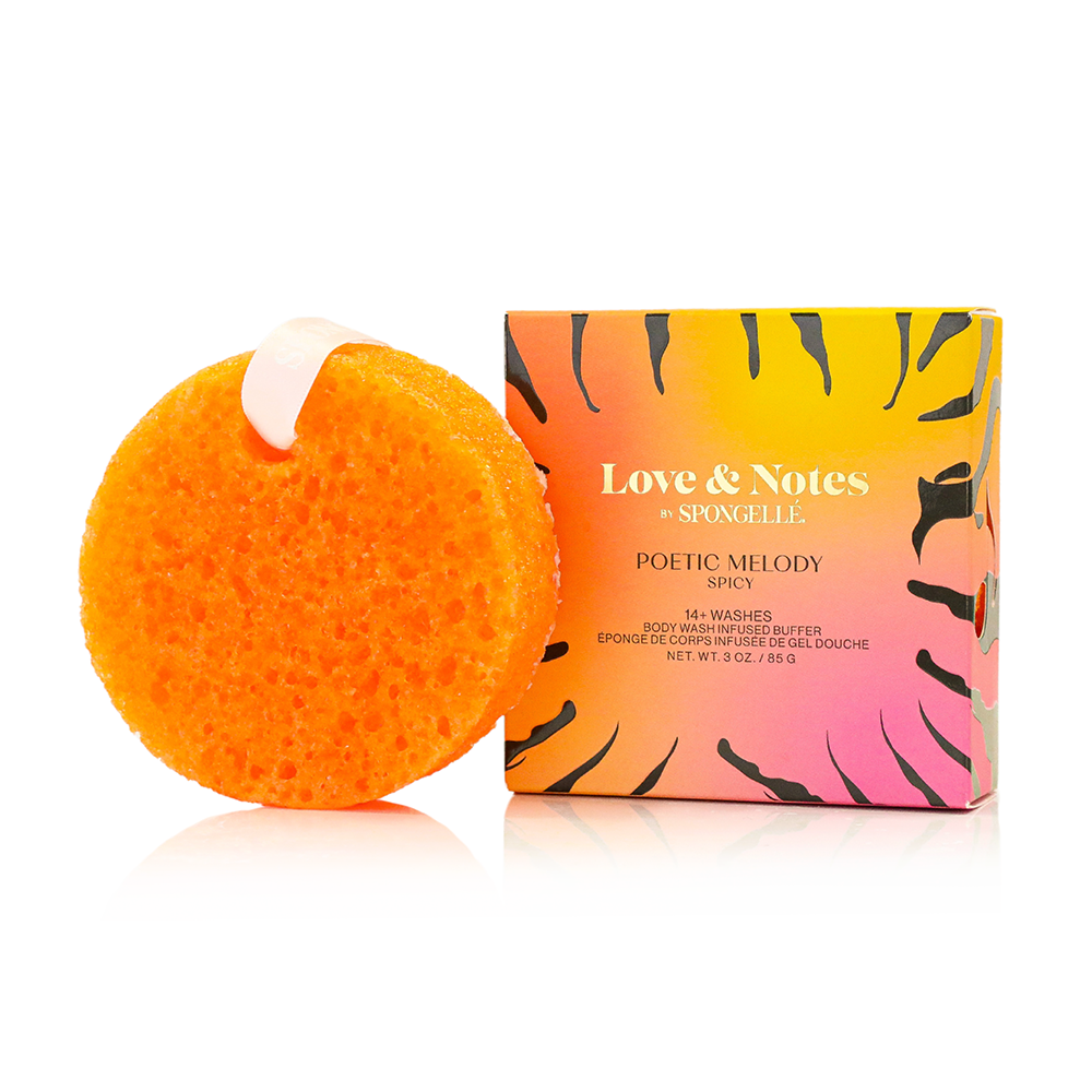 Love & Notes Body Wash Infused Buffer Assorted in Spicy Poetic Melody