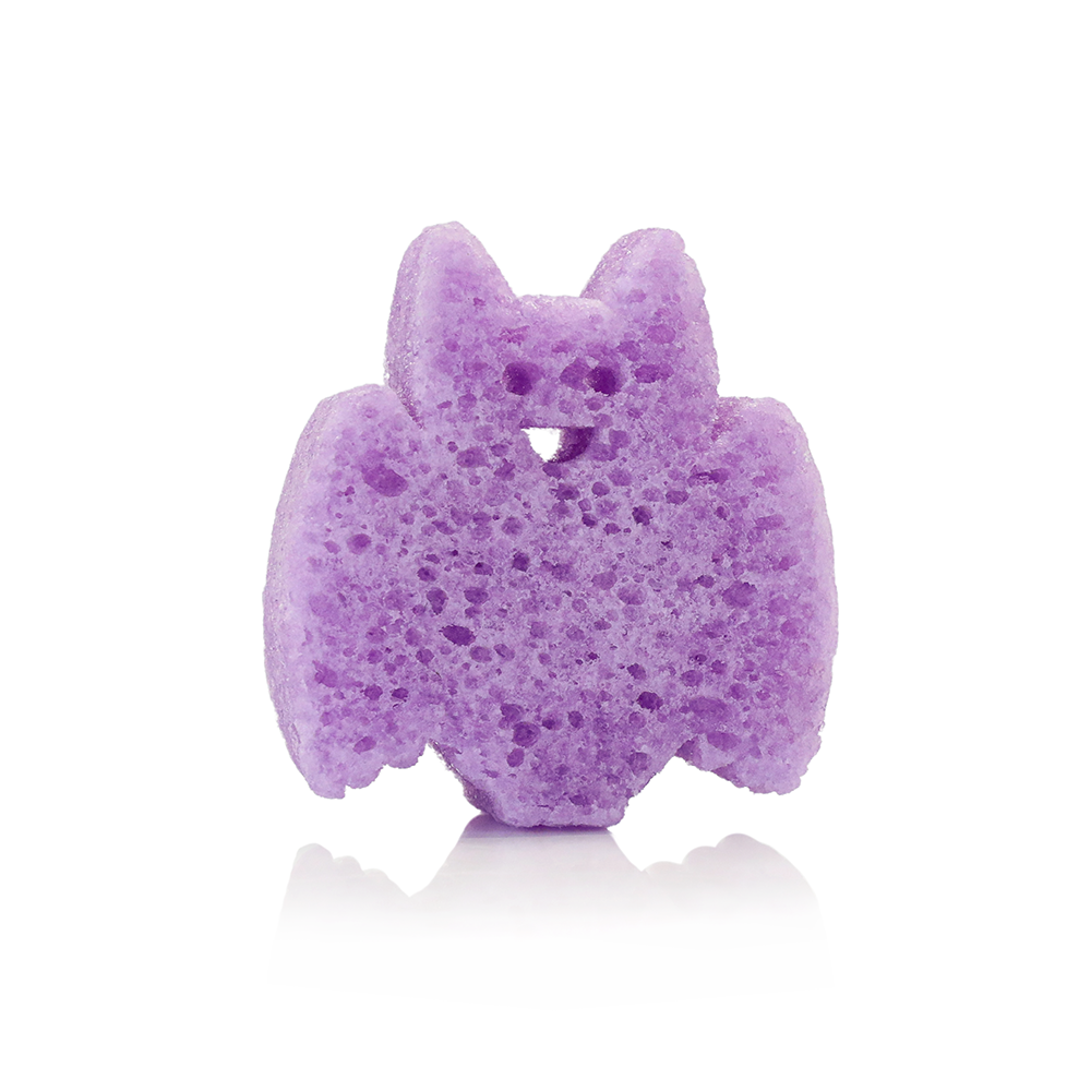 Berry Bite Boo Pals Body Wash Infused Buffer Purple Bat Sponge