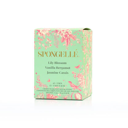 Body Wash Infused Buffer Trio Set