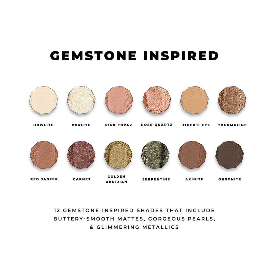 shimmer palette shades - Blinc Eyeshadow Palette