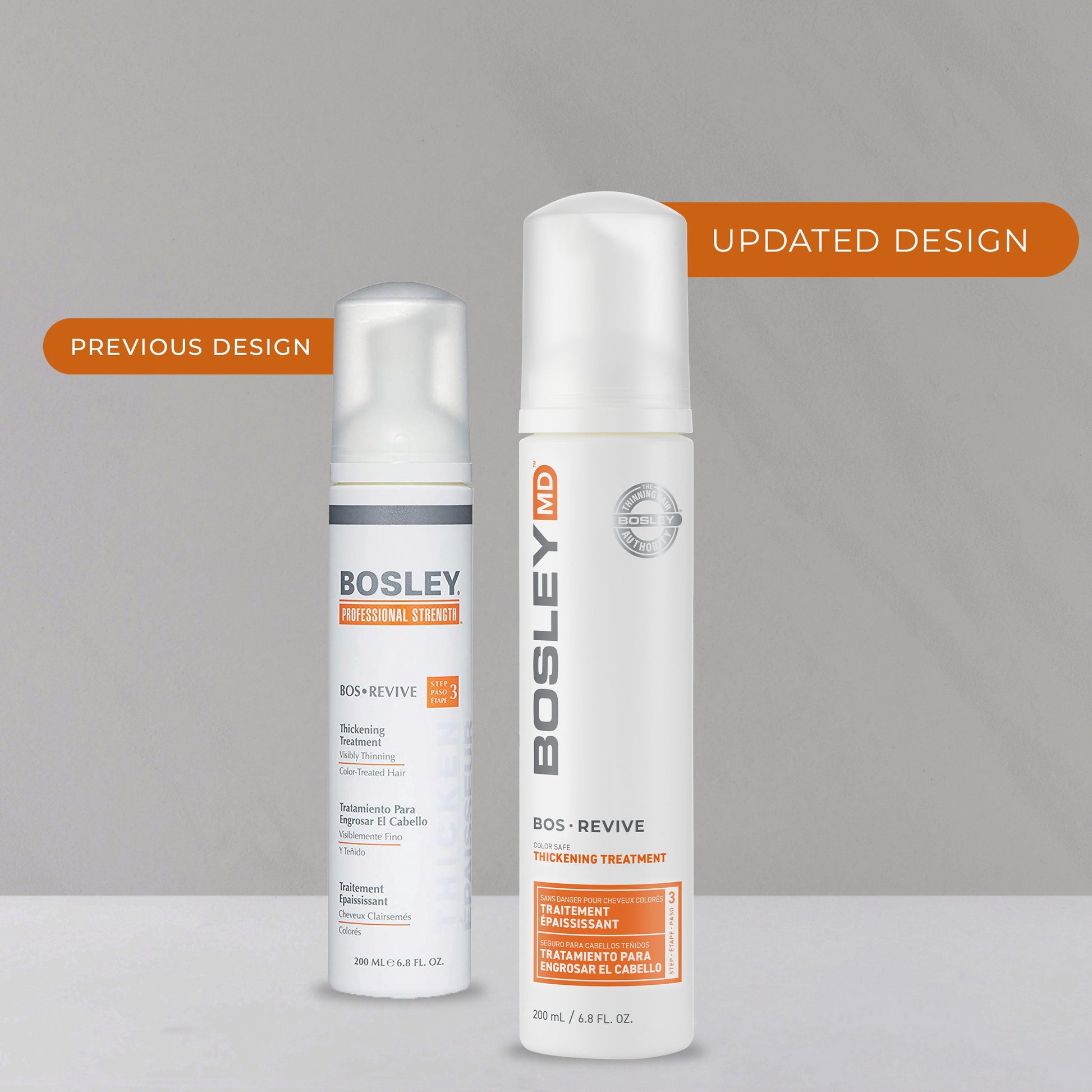 BosleyMD Revive thickening treatment updated design.