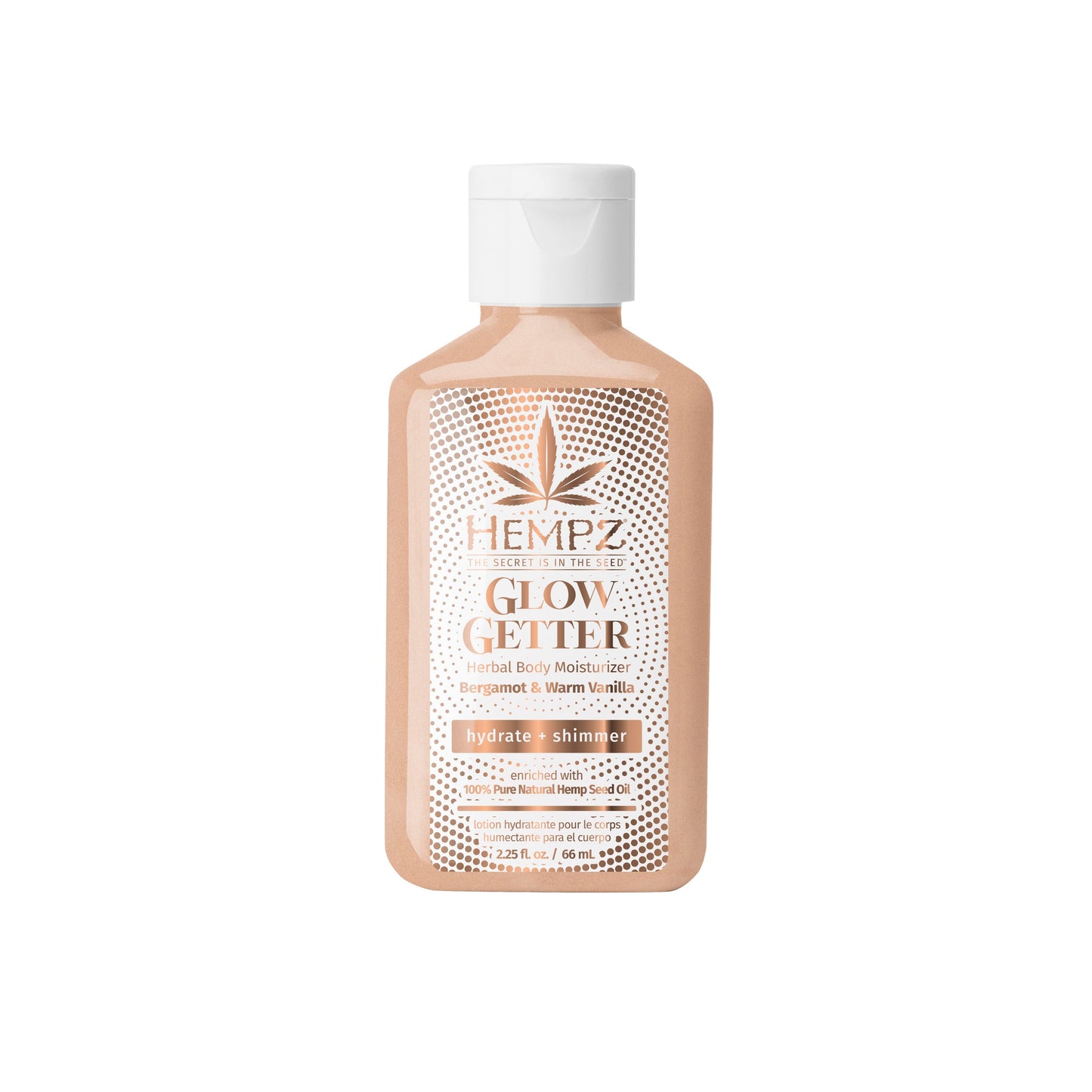 Hempz Travel-Size Glow Getter Herbal Body Moisturizer 