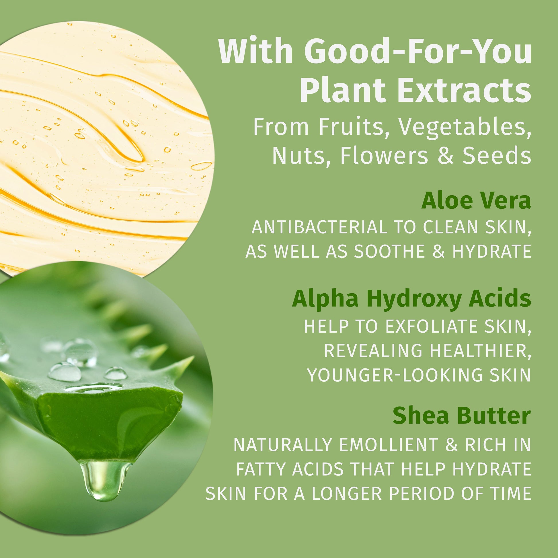 Hempz 3-in-1 Body Wash with AHA acids and aloe vera