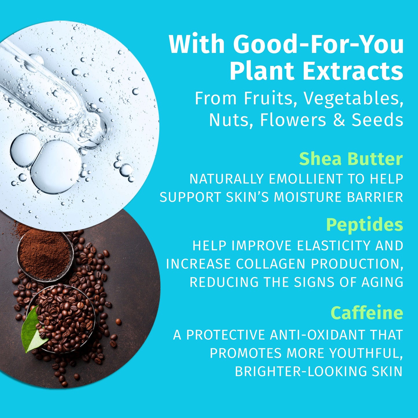 Hempz Age Defy lotion with caffeine and peptides