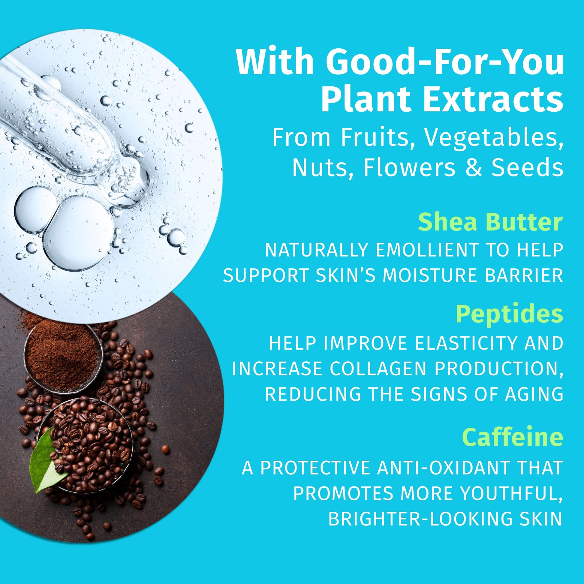 Hempz Age Defy lotion with caffeine and peptides