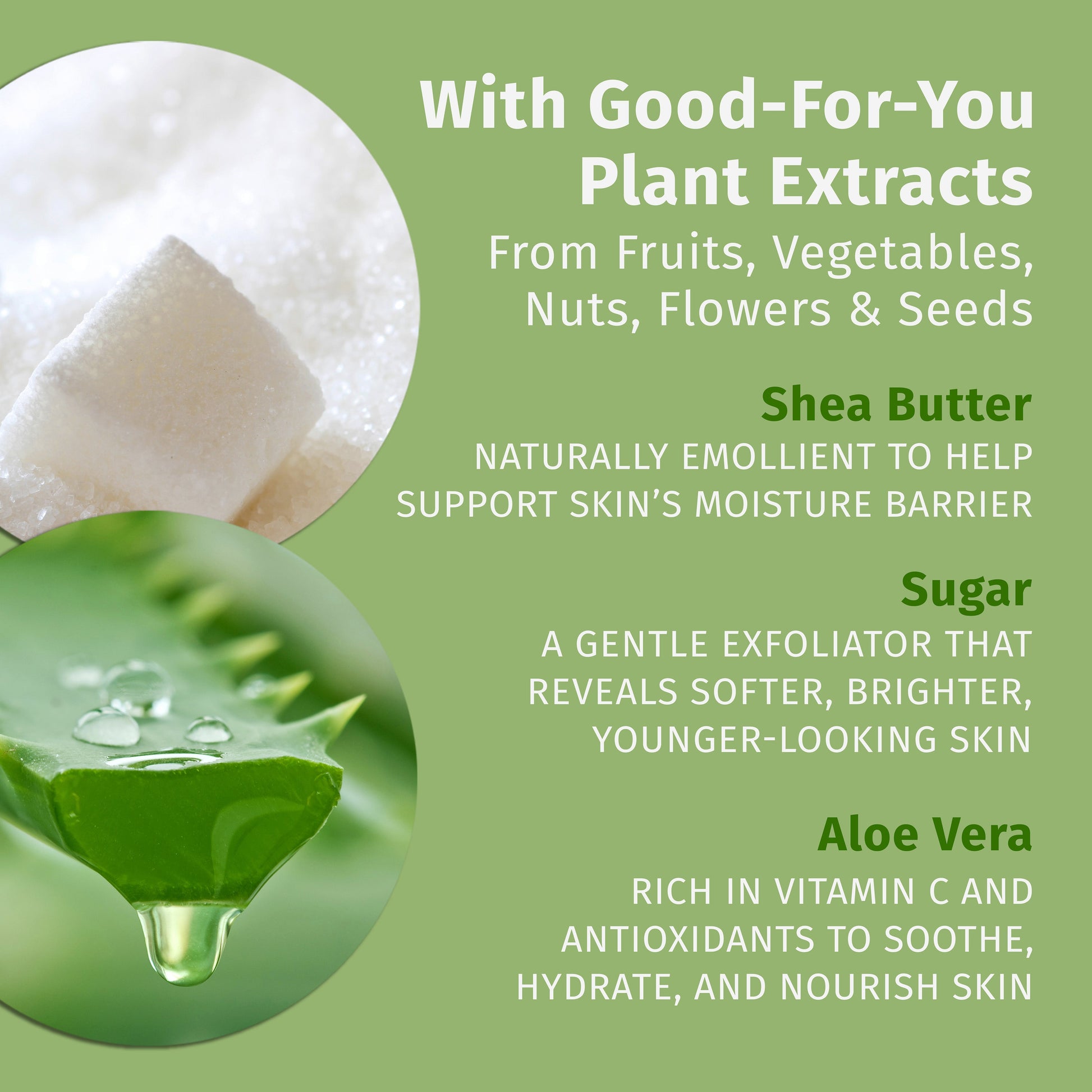 Hempz Sugar Scrub gently exfoliates and hydrates