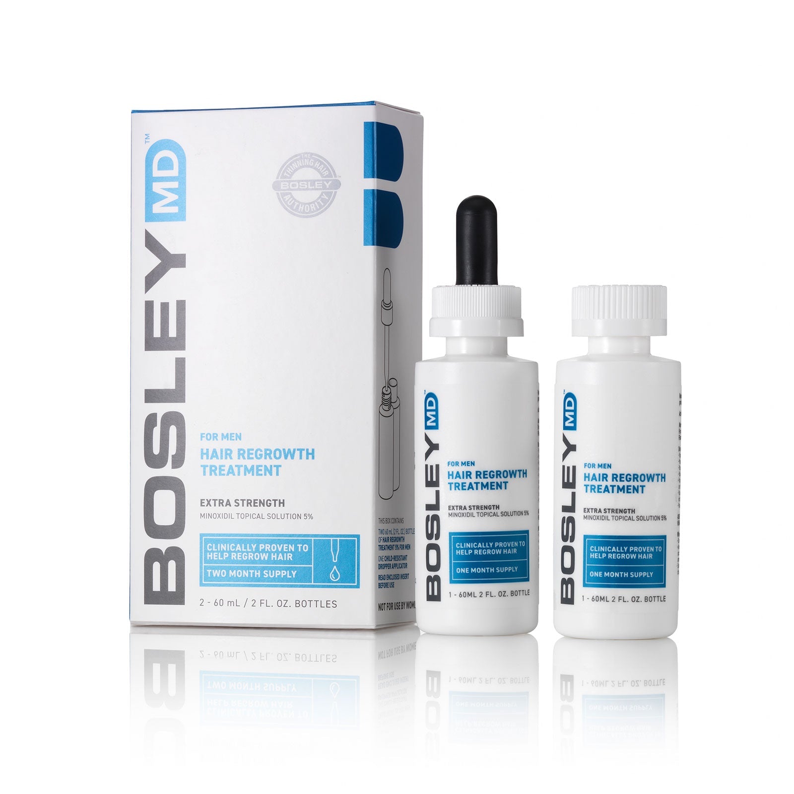 BosleyMD Minoxidil Topical Solution 5%.