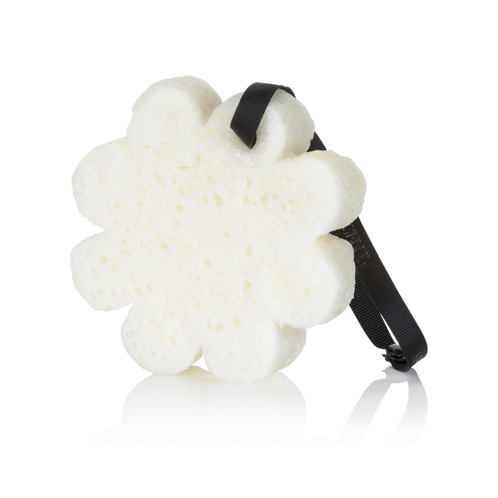 White Flower Body Wash Infused Buffer Sponge