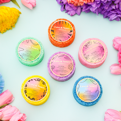 Love & Notes Spongette Assorted Pack of 6 Body Wash Infused Buffer