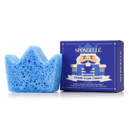 Spongellé Sugar Plum Finale Body Wash Infused Buffer | Holiday Nutcracker - Pre Order